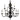 Framburg Jamestown 9 - Light Matte Black Dining Chandelier 2529 MBLACK