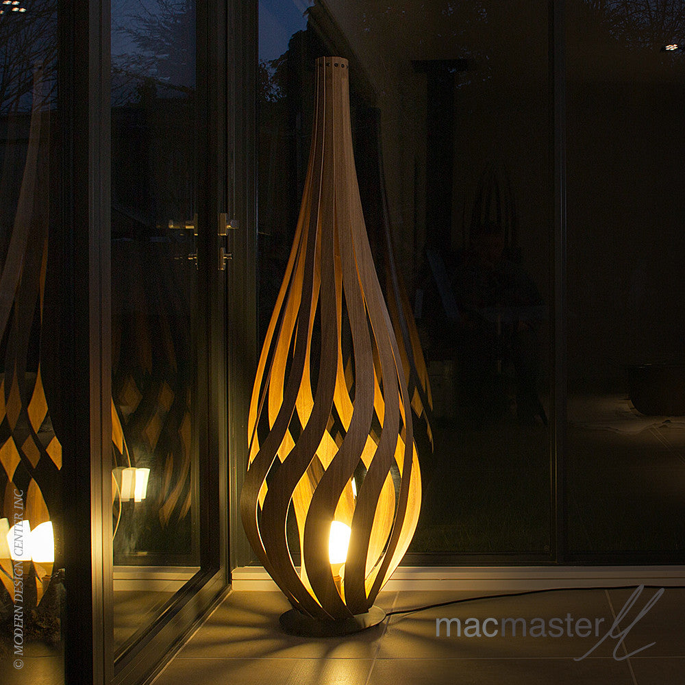 Warm Glow Emitting Tulip Floor Lamp