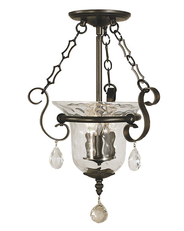 Framburg Carcassonne 3 - Light Mahogany Bronze Flush Mount 2914 MB