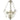 Framburg Carcassonne 3 - Light Brushed Nickel Pendant Light 2915 BN