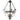 Framburg Carcassonne 3 - Light Matte Black Foyer Chandelier 2917 MBLACK