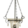 Framburg Carcassonne 3 - Light Mahogany Bronze Foyer Chandelier 2919 MB