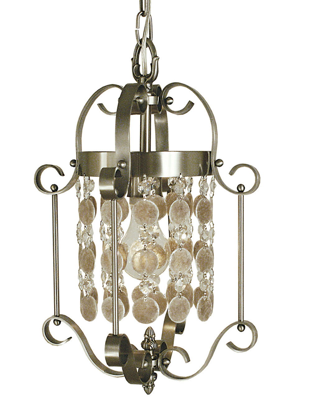 Framburg Brushed Nickel Naomi Mini Chandelier