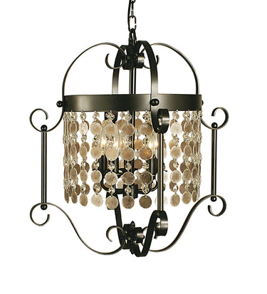 Framburg Naomi 5 - Light Mahogany Bronze Dining Chandelier 2924 MB