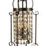 Framburg Naomi 5 - Light Mahogany Bronze Foyer Chandelier 2925 MB