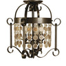 Framburg Naomi 4 - Light Mahogany Bronze Flush Mount 2927 MB