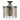 Framburg Penelope 1 - Light Mahogany Bronze Flush Mount 2953 MB