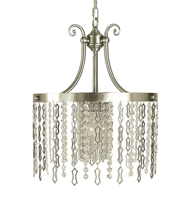 Framburg Penelope 1 - Light Brushed Nickel Dining Chandelier 2954 BN
