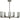 Framburg Lexi 5 - Light Polished Nickel Dining Chandelier 3065 PN
