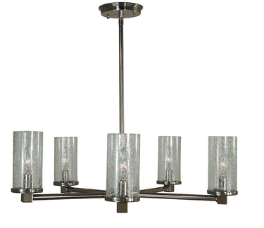 Framburg Lexi 5 - Light Polished Nickel Dining Chandelier 3065 PN