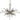 Framburg Supernova 10 - Light Polished Nickel Dining Chandelier 3085 PN
