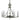 Framburg Allena 6 - Light Polished Nickel Dining Chandelier 3096 PN