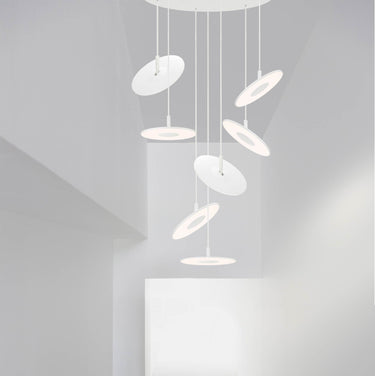 Circa 7-Pendant LED Chandelier by Pablo Designs