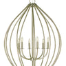 Framburg Dewdrop 6 - Light Brushed Nickel Foyer Chandelier 4346 BN