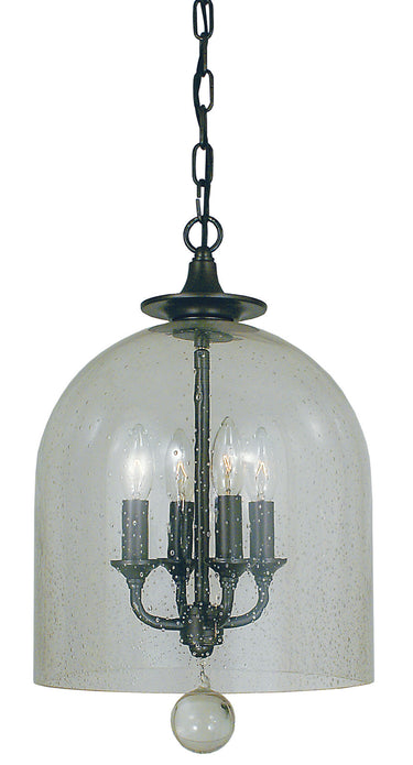 Framburg Hannover 4 - Light Mahogany Bronze Mini Chandelier 4355 MB