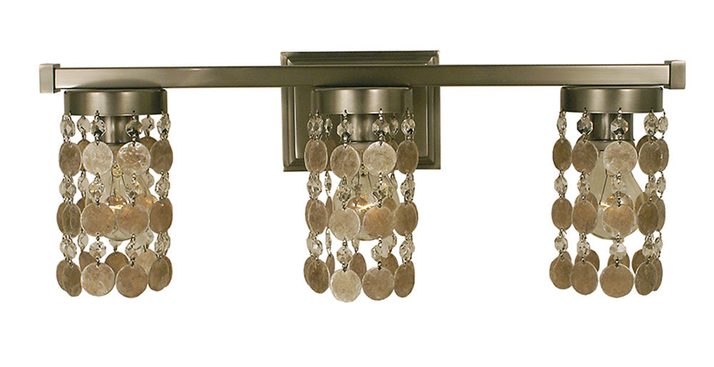 Framburg 3-Light Brushed Nickel Naomi Sconce
