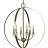 Framburg Constellation 6 - Light Brushed Nickel Foyer Chandelier 4376 BN