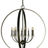 Framburg Constellation 8 - Light Mahogany Bronze Foyer Chandelier 4378 MB