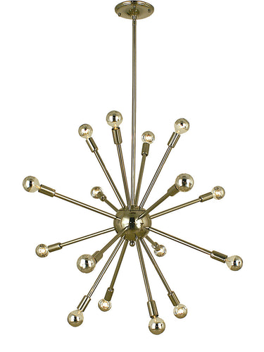 Framburg Simone 16 - Light Polished Nickel Foyer Chandelier 4395 PN