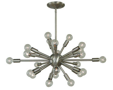 Framburg Simone 24 - Light Brushed Nickel Chandelier 4397 BN