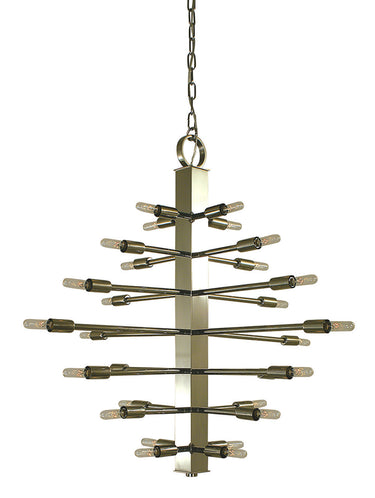 Framburg Simone 28 - Light Polished Nickel Foyer Chandelier 4408 PN
