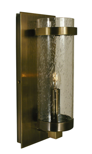 Framburg Hammersmith 1 - Light Antique Brass with Clear Glass Wall Sconce 4431 AB/C