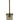 Framburg Hammersmith 1 - Light Antique Brass with Clear Glass Pendant Light 4432 AB/C