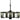 Framburg Hammersmith 5 - Light Mahogany Bronze with Clear Glass Dining Chandelier 4435 MB/C