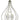Framburg Dewdrop 6 - Light Brushed Nickel Pendant Light 4446 BN