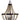 Framburg Naomi 5 - Light Mahogany Bronze Dining Chandelier 4485 MB