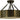 Framburg Pantheon 4 - Light Mahogany Bronze with Antique Brass Flush Mount 4592 MB/AB