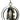 Framburg Constell 4 - Light Polished Nickel with Matte Black Mini Chandelier 4650 PN/MBLACK