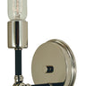 Framburg Felix 6 - Light Polished Nickel with Matte Black Wall Sconce 4681 PN/MBLACK