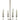 Framburg Chandler 4 - Light Polished Nickel Mini Chandelier 4694 PN