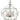 Framburg Etoile 4 - Light Satin Pewter with Polished Nickel Mini Chandelier 4704 SP/PN