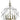 Framburg Etoile 5 - Light Mahogany Bronze with Antique Brass Dining Chandelier 4705 MB/AB