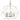 Framburg Etoile 8 - Light Satin Pewter with Polished Nickel Foyer Chandelier 4708 SP/PN