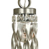 Framburg Adele 1 - Light Satin Pewter with Polished Nickel Pendant Light 4718 SP/PN