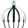 Framburg Luna 5 - Light Antique Brass Dining Chandelier 4725 AB