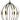 Framburg Luna 8 - Light Antique Brass Foyer Chandelier 4728 AB