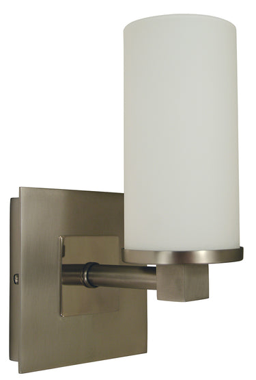 Framburg Mercer 1 - Light Satin Pewter with Polished Nickel Wall Sconce 4731 SP/PN