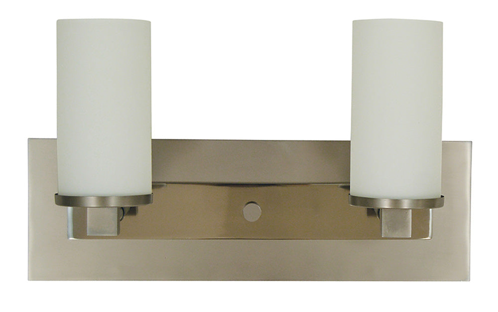 Framburg 2-Light Satin Pewter Polished Nickel Mercer Sconce