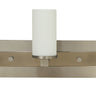 Framburg Mercer 3 - Light Satin Pewter with Polished Nickel Wall Sconce 4733 SP/PN