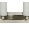 Framburg Mercer 4 - Light Satin Pewter with Polished Nickel Wall Sconce 4734 SP/PN