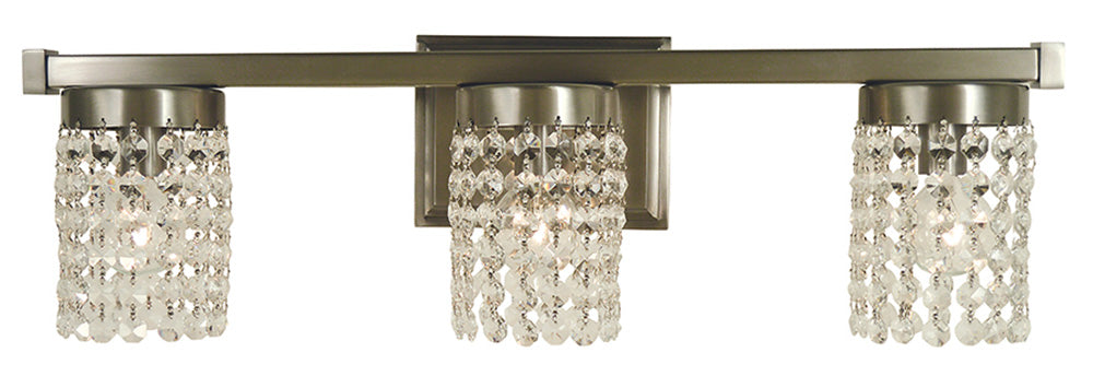 Framburg 3-Light Brushed Nickel Gemini Sconce
