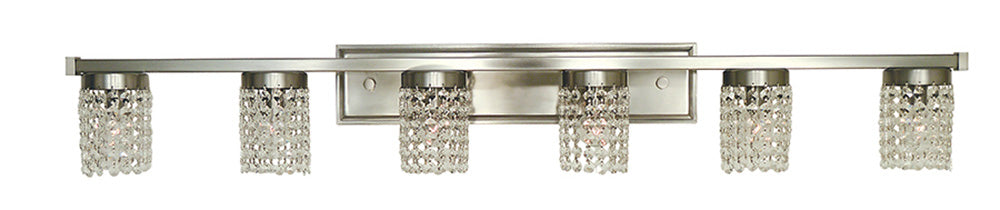 Framburg 6-Light Brushed Nickel Gemini Sconce