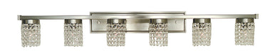 Framburg Gemini 6 - Light Brushed Nickel Wall Sconce 4746 BN