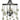 Framburg Falling Stars 4 - Light Mahogany Bronze Flush Mount 4762 MB
