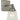 Framburg Mercer 1 - Light Satin Pewter with Polished Nickel Wall Sconce 4771 SP/PN