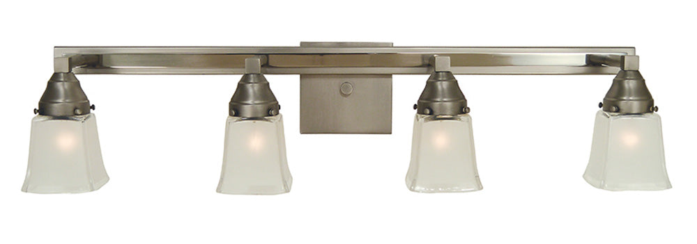 Framburg 4-Light Satin Pewter Polished Nickel Mercer Sconce